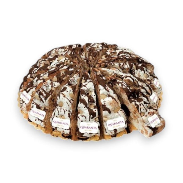 Quaranta Creme Filling Soft Nougat Cake Slice