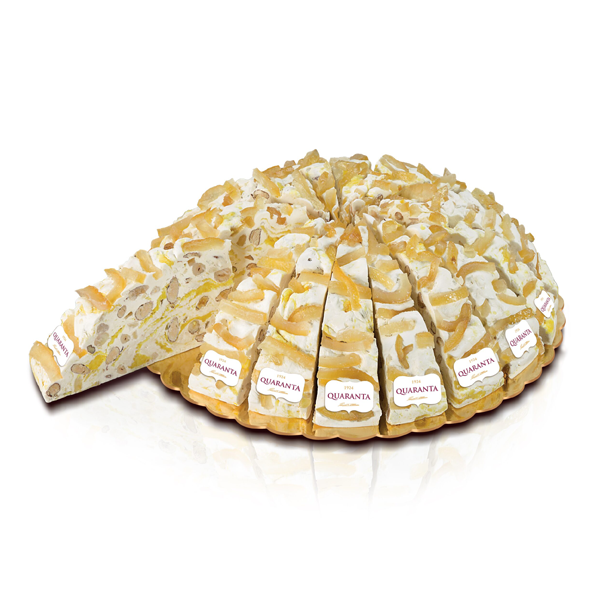Quaranta Lemon Nougat Cake Slice