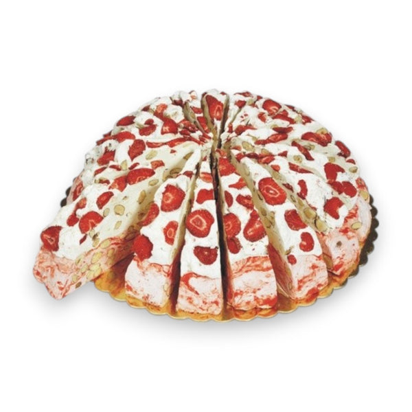 Quaranta Strawberry Soft Italian Nougat Cake
