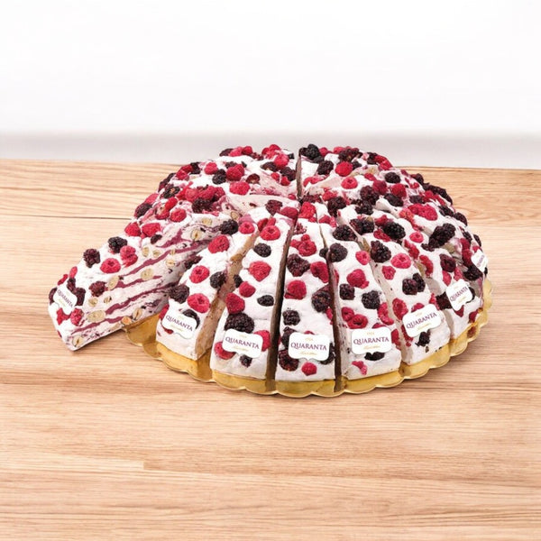 Quaranta Forest Fruits Soft Nougat Cake Slice