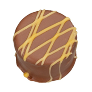 Milk Chocolate With Orange Mousse And Orange Stripe