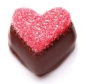 Sugary Marzipan dipped in Chocolate