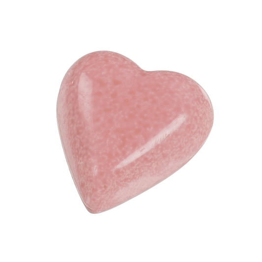 White chocolate caramel praline heart