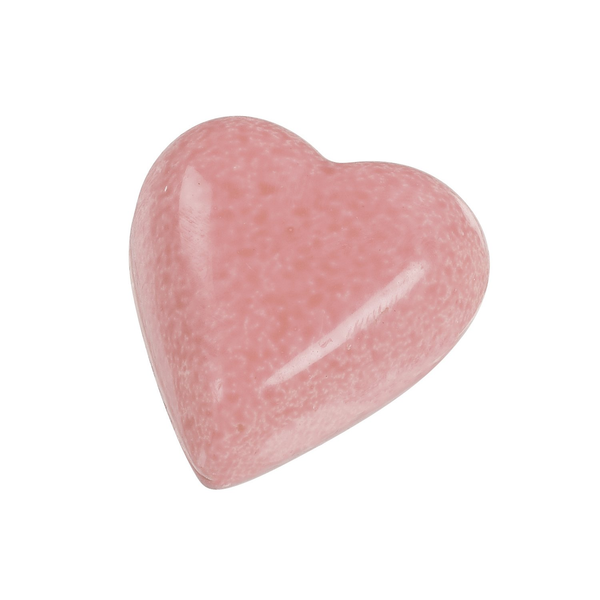 White chocolate caramel praline heart