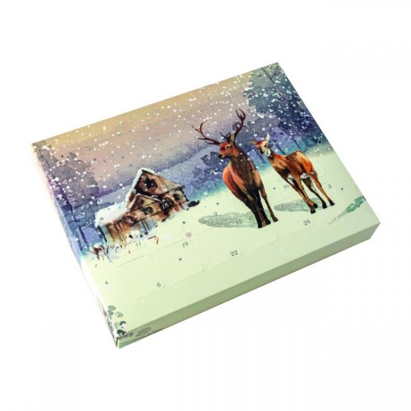 Deer Scene 24 Choc Advent Calendar